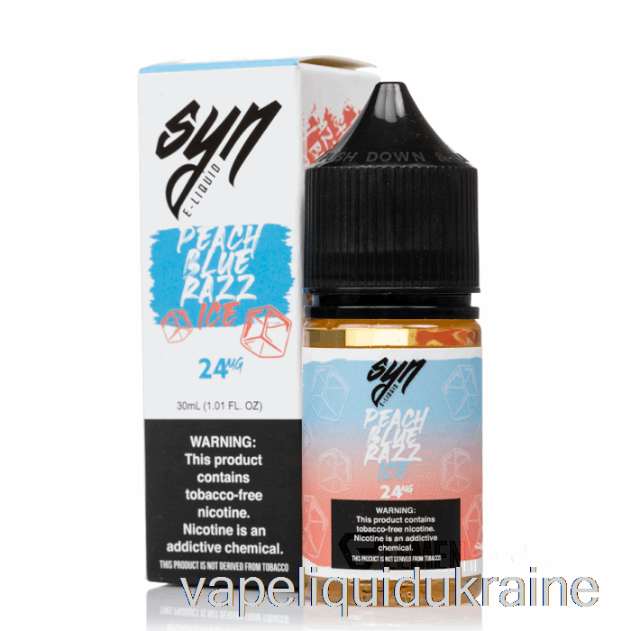 Vape Ukraine ICE Peach Blue Razz - Syn Salts - 30mL 48mg